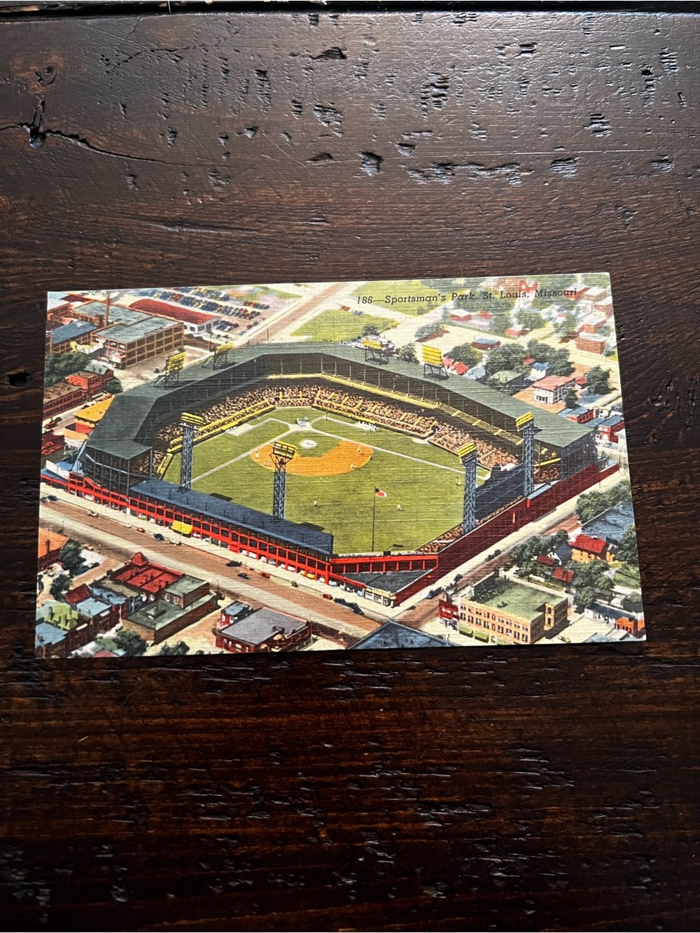St. Louis Sportsman’s Park Postcard (1950)